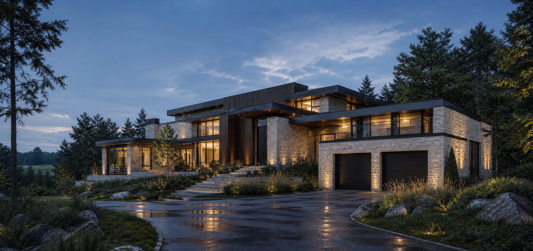 Maison conceptuelle du projet Le Boisé du Golf