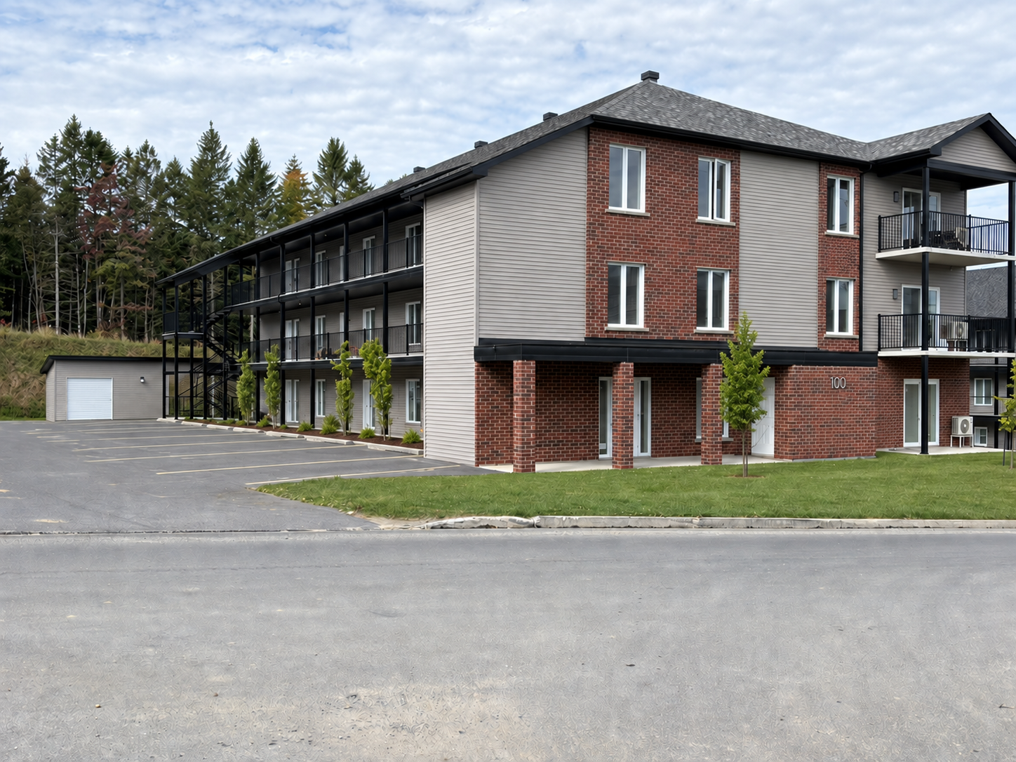 Bâtiment réalisé du projet Rue Gauley à East Angus